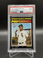 Luis Robert #RP-6 Baseball Cards 2020 Topps Heritage Rookie Performers Prices