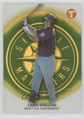 Chris Snelling [Gold Refractor] #193 Baseball Cards 2002 Topps Pristine Prices