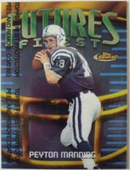 Peyton Manning [w/ Coating] #F1 Football Cards 1998 Topps Finest Futures Prices
