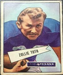 Zollie Toth Football Cards 1952 Bowman Small Prices