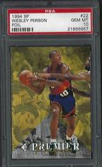 Wesley Person Foil #22 Basketball Cards 1994 SP Prices