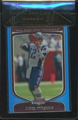 Tom Brady [Blue Refractor] Football Cards 2009 Bowman Chrome Prices