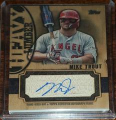 Mike Trout #HLA-MT Baseball Cards 2024 Topps Heavy Lumber Autograph Relic Prices