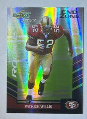 Patrick Willis [End Zone] #378 Football Cards 2007 Panini Score Select Prices
