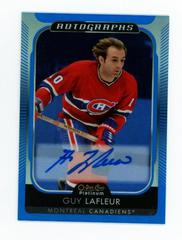 Guy Lafleur #BA-LA Hockey Cards 2021 O-Pee-Chee Platinum Blue Rainbow Autographs Prices