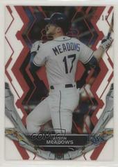 Austin Meadows [Red] #54 Baseball Cards 2019 Topps High Tek Prices