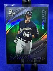 Christian Yelich [Green] #PP-17 Baseball Cards 2019 Bowman Platinum Presence Prices