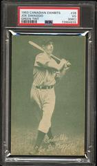 Joe DiMaggio [Green Tint] Baseball Cards 1953 Canadian Exhibits Prices