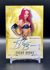 Sasha Banks [Gold] Wrestling Cards 2017 Topps WWE Undisputed Autographs Prices