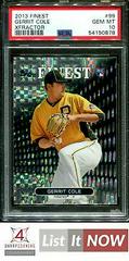 Gerrit Cole [Xfractor] #99 Baseball Cards 2013 Finest Prices