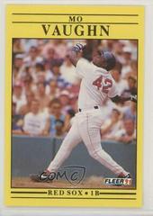 Mo Vaughn #U-7 Baseball Cards 1991 Fleer Update Prices
