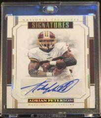 Adrian Peterson Football Cards 2018 National Treasures Signatures Prices