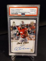Chris Olave #YSR-COL Football Cards 2022 Panini Luminance Year One Signatures RPS Prices