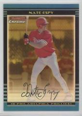 Nate Espy [Gold Refractor] #255 Baseball Cards 2002 Bowman Chrome Gold Prices