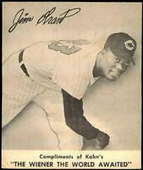 Jim Grant Baseball Cards 1959 Kahn's Wieners Prices