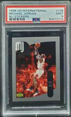 Michael Jordan #128 Basketball Cards 1998 Upper Deck International MJ Stickers Prices