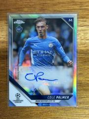 Cole Palmer [Red Wave Refractor] Soccer Cards 2021 Topps Chrome UEFA Champions League Autographs Prices