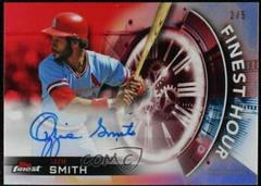 Ozzie Smith [Red Refractor] Baseball Cards 2018 Topps Finest Hour Autographs Prices