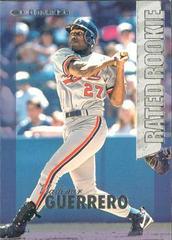 Vladimir Guerrero #27 Baseball Cards 1997 Panini Donruss Rated Rookies Prices