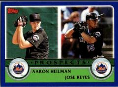 Aaron Heilman, Jose Reyes [Black] #684 Baseball Cards 2003 Topps Prices