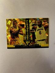LeBron James [Gold Mojo] #2 Basketball Cards 2022 Panini Flux Fluxuations Prices