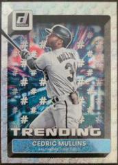 Cedric Mullins [Rapture] #T-4 Baseball Cards 2022 Panini Donruss Trending Prices