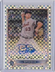 Beau Brieske #AC-BBR Baseball Cards 2022 Topps Chrome Update Autographs Prices
