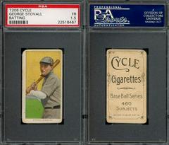George Stovall [Batting] #NNO Baseball Cards 1909 T206 Cycle 460 Prices
