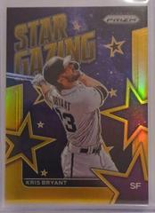Kris Bryant [Gold Prizm] Baseball Cards 2022 Panini Prizm Star Gazing Prices