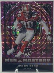 Jerry Rice [Purple] #MM-17 Football Cards 2022 Panini Mosaic Men of Mastery Prices