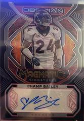 Champ Bailey [Electric Etch Red] #17 Football Cards 2023 Panini Obsidian Magmatic Signature Prices