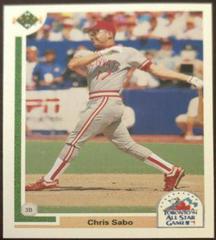 Chris Sabo #94F Baseball Cards 1991 Upper Deck Final Edition Prices