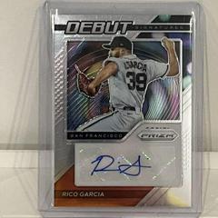Rico Garcia #DS-RG Baseball Cards 2021 Panini Prizm Debut Signatures Prices