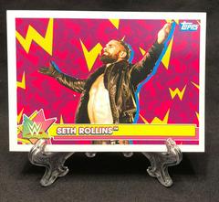 Seth Rollins #S-15 Wrestling Cards 2021 Topps Heritage WWE Superstar Stickers Prices