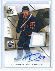 Connor McDavid [Gold Autograph Jersey] #1 Hockey Cards 2021 SP Game Used Prices