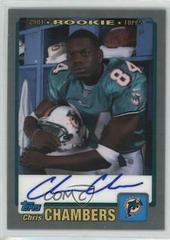 Chris Chambers Football Cards 2001 Topps Rookie Premiere Autograph Prices