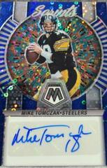 Mike Tomczak [No Huddle Blue] #S19 Football Cards 2023 Panini Mosaic Scripts Autographs Prices