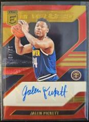 Jalen Pickett [Red] #35 Basketball Cards 2023 Donruss Elite New Breed Autograph Prices