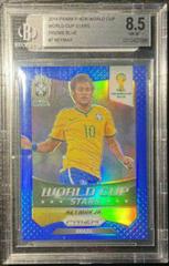 Neymar Jr. [Blue Prizm] #7 Soccer Cards 2014 Panini Prizm World Cup Stars Prices
