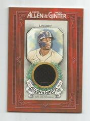 Francisco Lindor #MFR-FL Baseball Cards 2022 Topps Allen & Ginter Mini Framed Relics Prices
