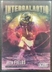 Justin Fields #I-7 Football Cards 2023 Panini Score Intergalactic Prices