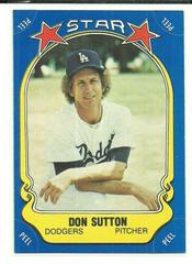 Don Sutton #59 Baseball Cards 1981 Fleer Star Stickers Prices