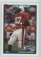 Herman Moore #397 Football Cards 1991 Topps Prices
