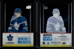 Auston Matthews Hockey Cards 2021 Upper Deck Credentials View from the Glass Prices
