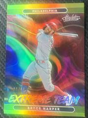 Bryce Harper [Holo Gold] #ET-8 Baseball Cards 2022 Panini Absolute Extreme Team Prices