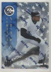 Frank Thomas [Platinum Blue] #148 Baseball Cards 1997 Pinnacle Totally Certified Prices