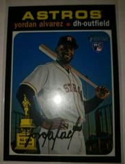 Yordan Alvarez [Error] #54 Baseball Cards 2020 Topps Heritage Prices