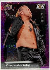 Chris Jericho [Purple Pyro] Wrestling Cards 2022 Upper Deck AEW Prices