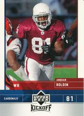 Anquan Boldin Football Cards 2005 Upper Deck Kickoff Prices