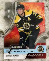Charlie McAvoy Hockey Cards 2021 Upper Deck Synergy Exceptional Phenoms Prices